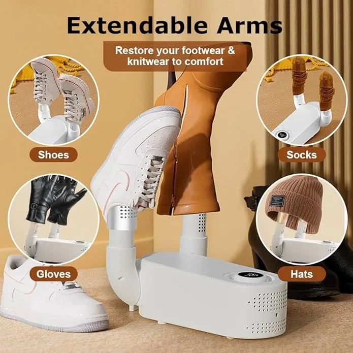 Electric Shoe Dryer- Folding Boot Dryer for Work Boots, Shoe Dryer and Deodorizer — view 5