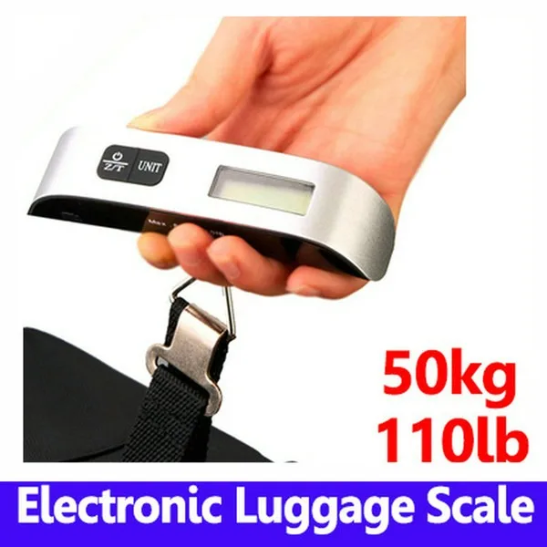Portable Scale Digital LCD Display 110lb/50kg Weight Machine Digital — view 4