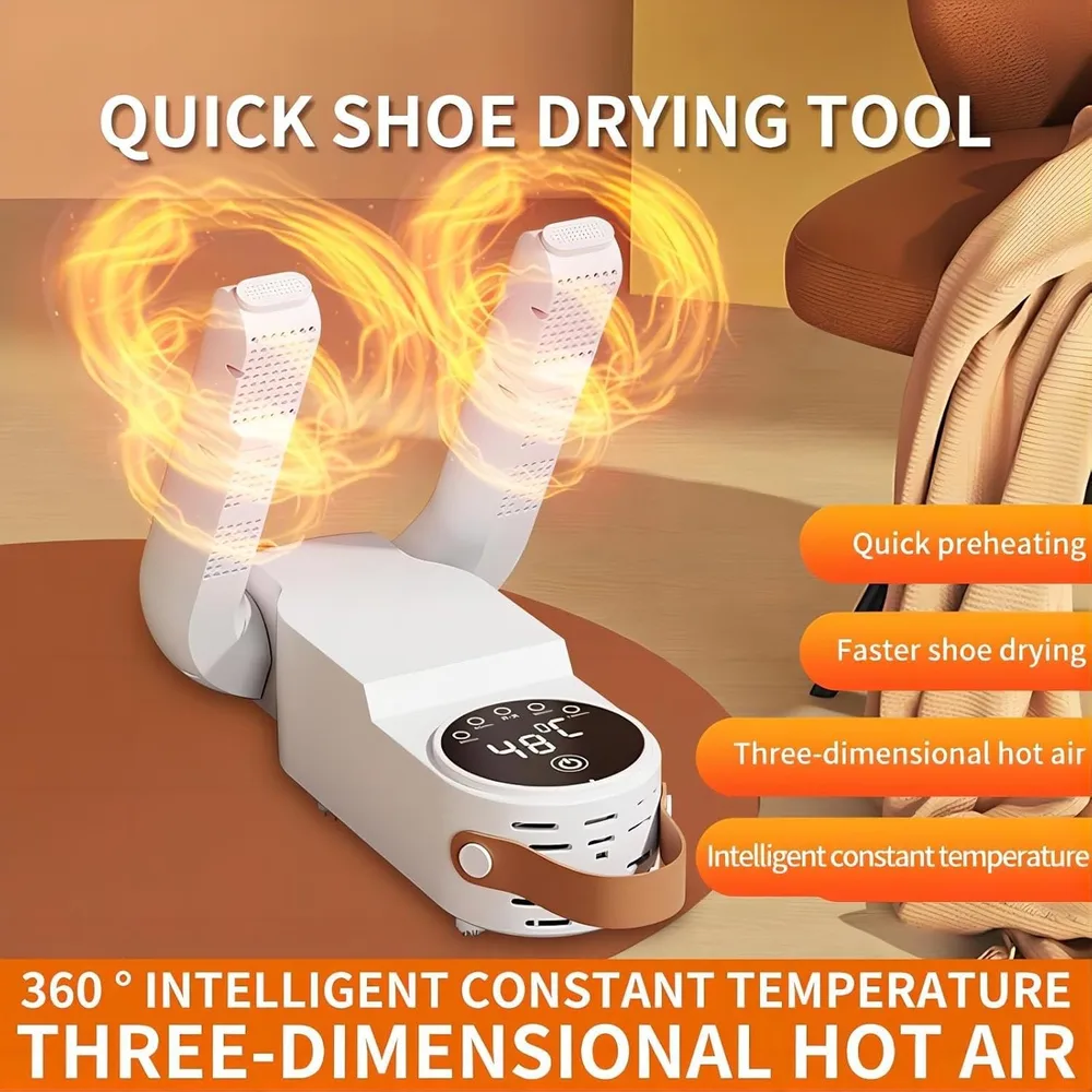 Electric Shoe Dryer- Folding Boot Dryer for Work Boots, Shoe Dryer and Deodorizer — view 6