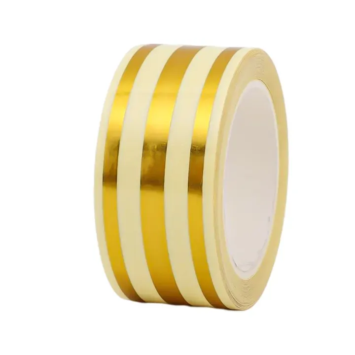 Roll Ceramic Tile Gap Gold Tape Self Adhesive Gap Wall Tile Floor Sticker Home Decorations