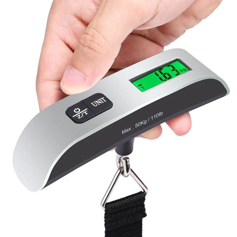 Portable Scale Digital LCD Display 110lb/50kg Weight Machine Digital — view 2