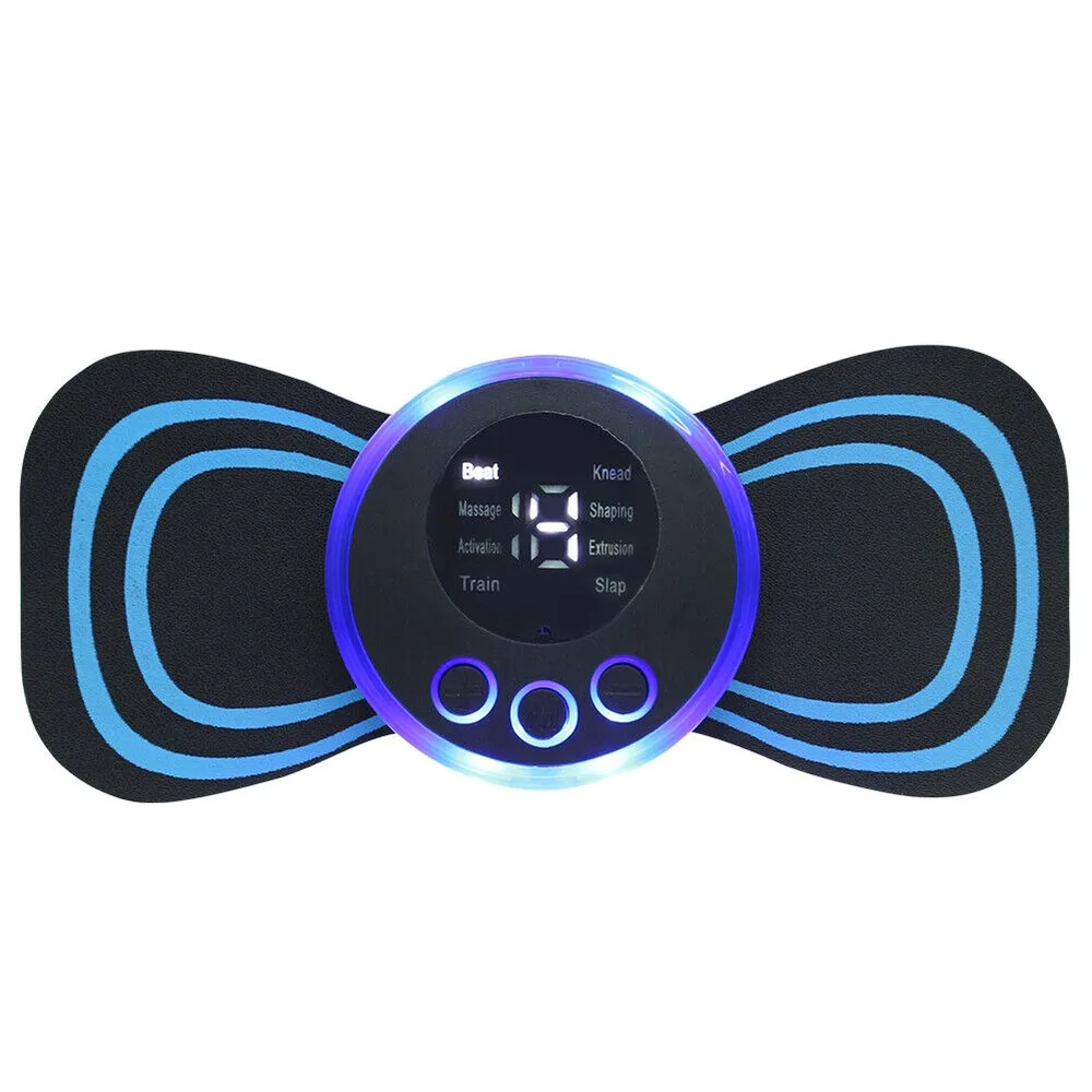 Portable Electric Pain Relax Neck Body Massager with USB Charging