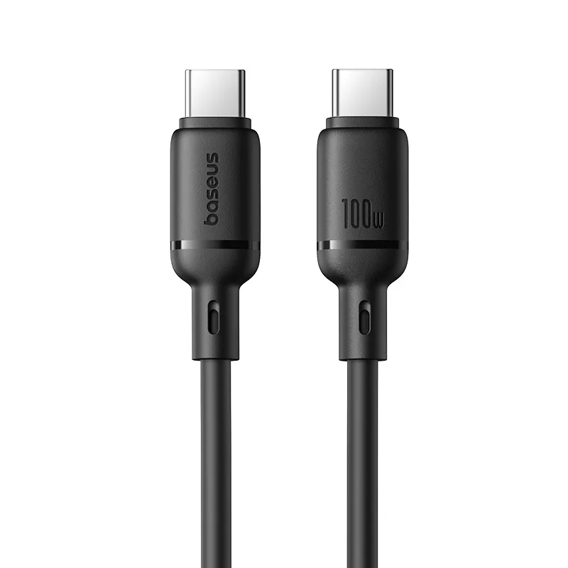 Baseus Silky Series Fast Charging Cable Type-c to Type-C 100W 1m — view 5
