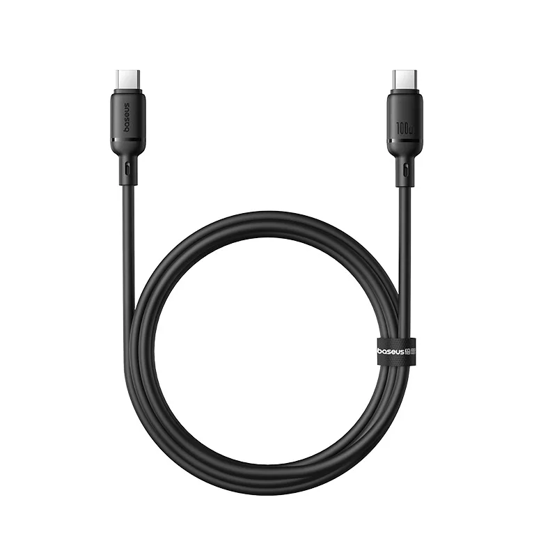 Baseus Silky Series Fast Charging Cable Type-c to Type-C 100W 1m — view 4