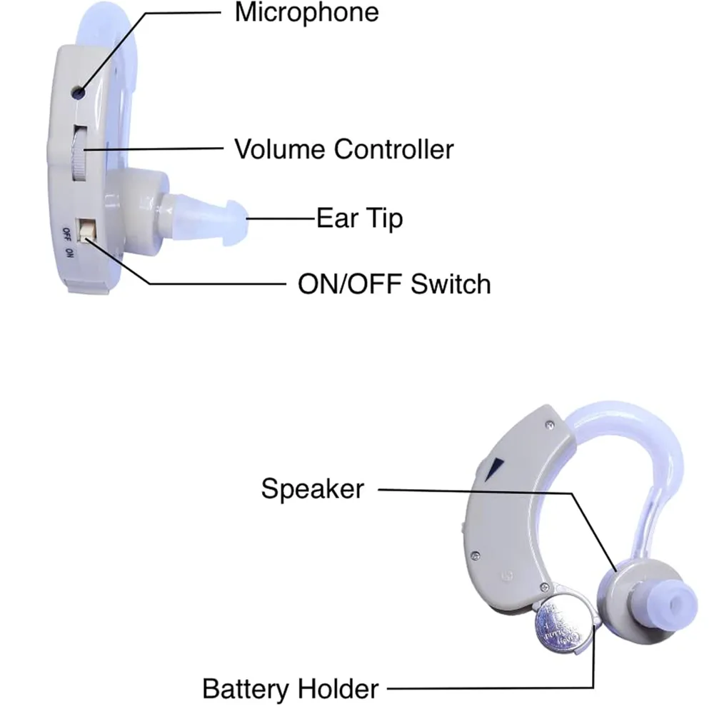 Cyber Sonic Hearing Aid Mini Device Ear Sound Amplifier Digital Hearing Aids BTE Elderly Ear Care Hearing Sound Amplifier — view 5