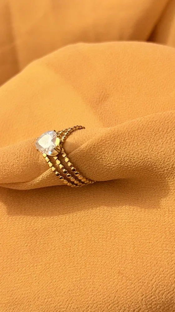 Vintage heart shape finger ring — view 3