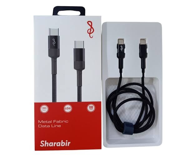 Sharabir Metal Fabric Data Cable -65W Pd