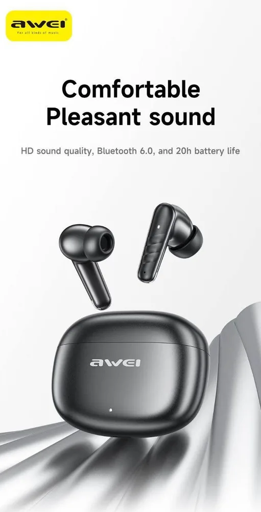 AWEI T108 True Wireless Gaming Bluetooth Headset