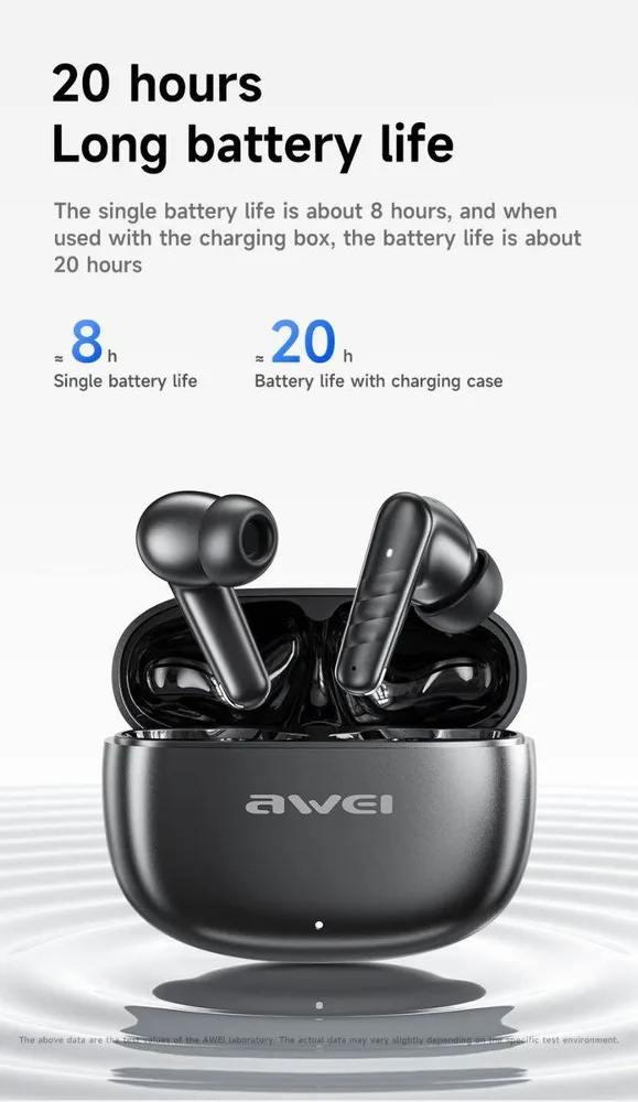 AWEI T108 True Wireless Gaming Bluetooth Headset — view 5