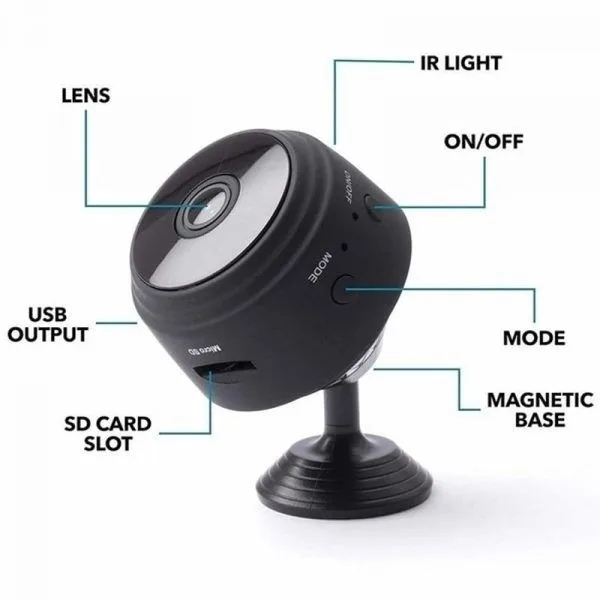 Mini Wifi Camera Magnetic 1080p Resoultion — view 7
