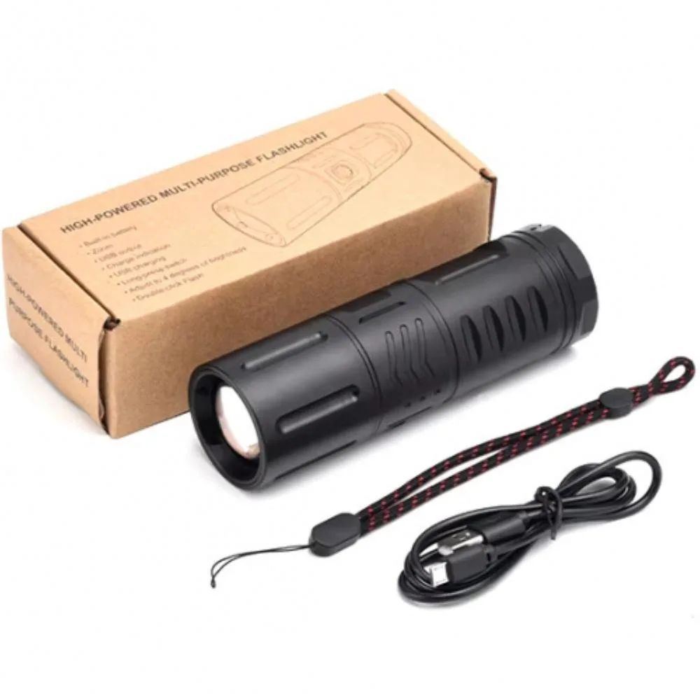 Rechargeable Waterproof LED Torch T40 — view 2