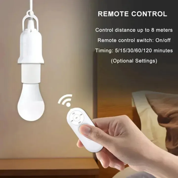 Wireless Remote Control Lamp Base Light Holder B22 (Pin) & Patch (E27) — view 7