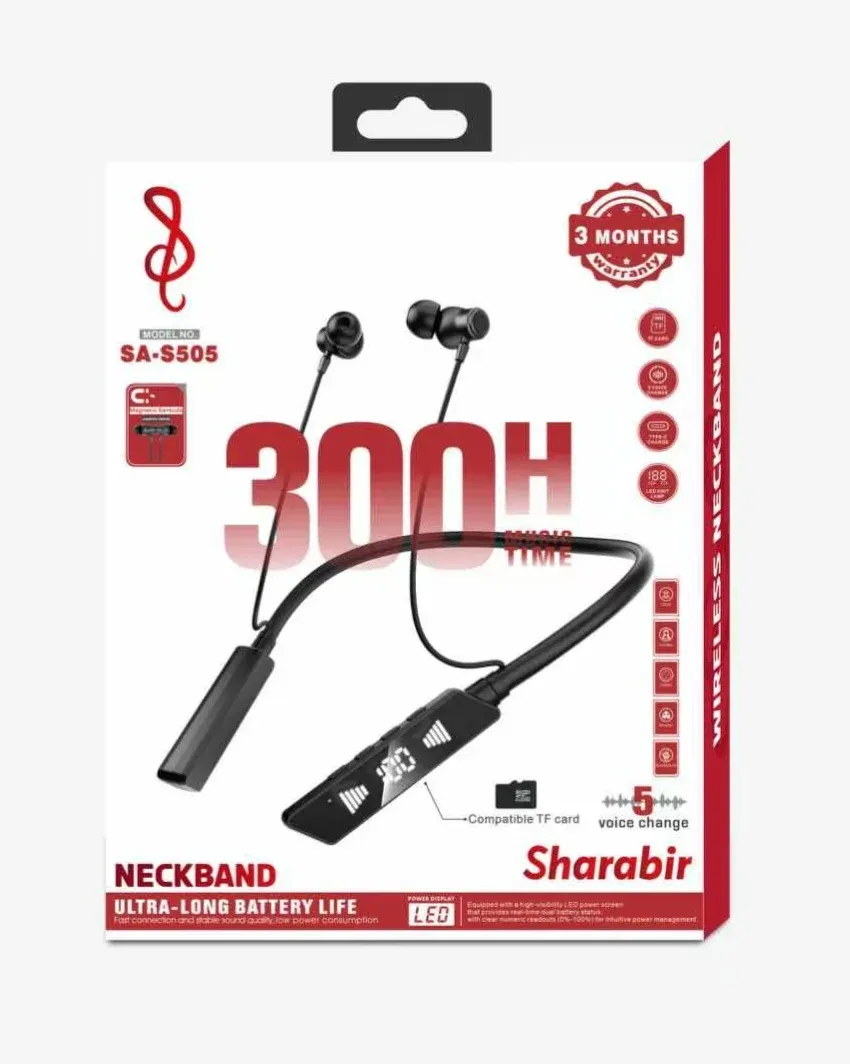 Sharabir Neckband SA-S505 || 300 Hours Backup — view 2