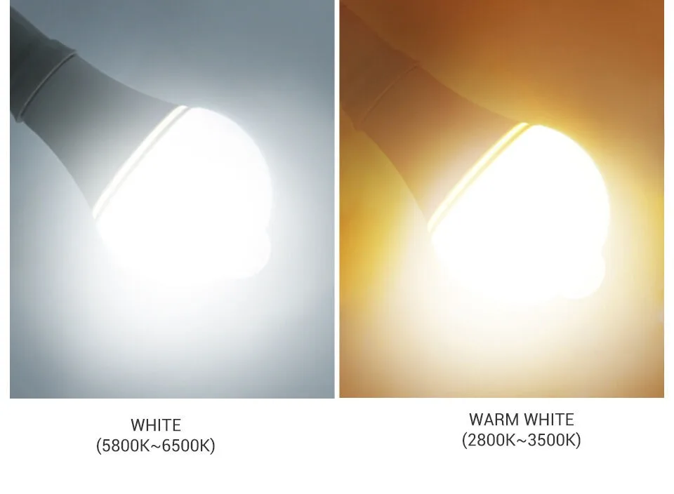 Motion Sensor Bulb LED Lamp B22 PIR Sensor Light Bulb Auto ON/OFF 12W or 15W — view 3