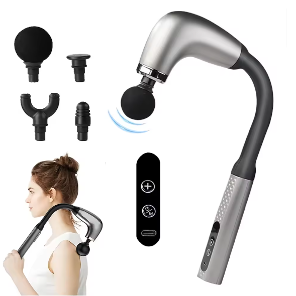 Massage Fascial Gun – Self Massage Body Massager with 9 Speed & Type-C Charging