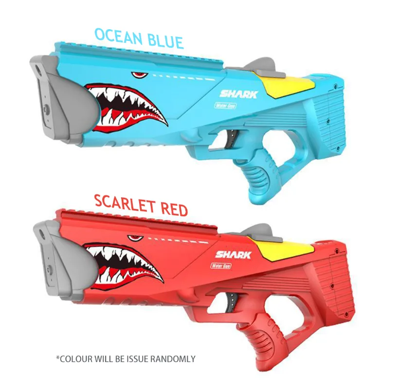 Shark Electric Water Gun - Powerful Holi Pichkari Toy for Kids & Adults — view 2