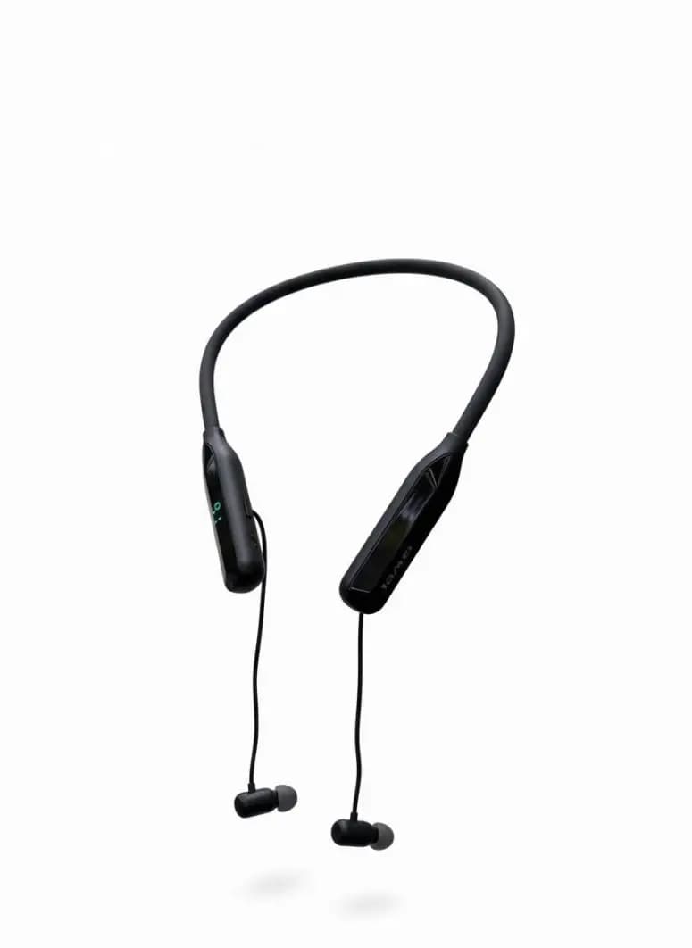 Awei G75BL 200Hour With Display Neckband Sports Earphones