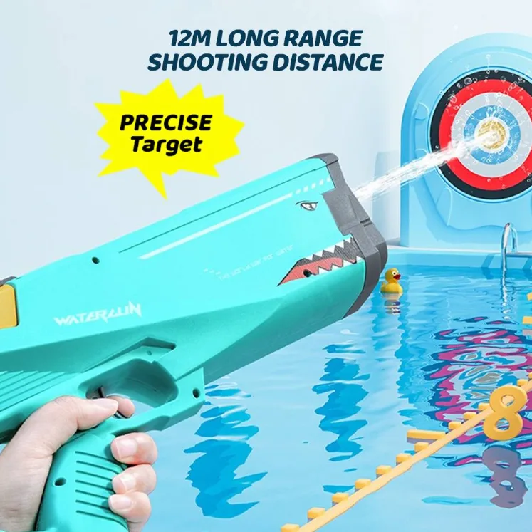 Shark Electric Water Gun - Powerful Holi Pichkari Toy for Kids & Adults — view 3