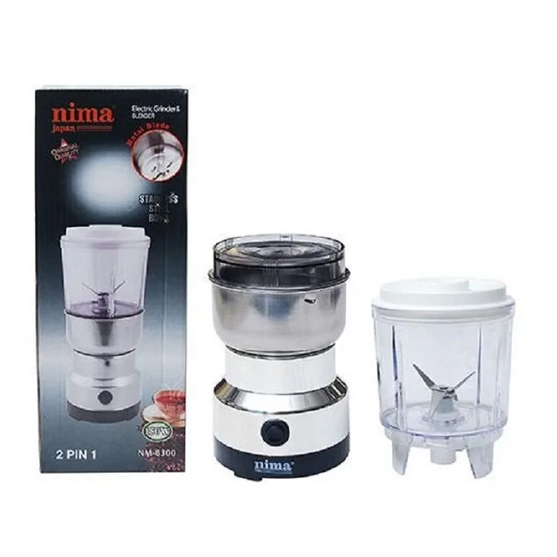 Nima Electric 2 in 1 Blender and Grinder Offers Convenient and Versatile Blending and Grinding Functions
